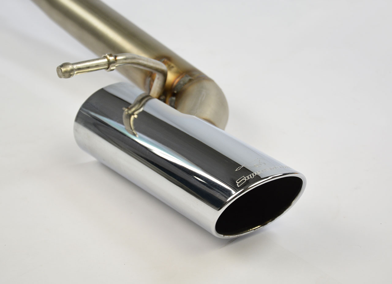 AUDI A1 1.4 TDI 3 Doors / Sportback (90 Hp) 2015 Rear pipe 100x75 (Muffler delete)