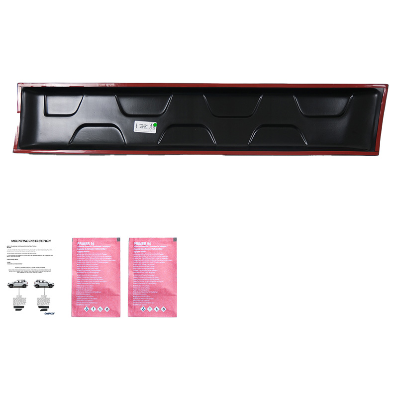 Jeu de baguettes de porte sur mesure pour Dacia Duster I 2010-2017 (Off-Road) - Noir mat