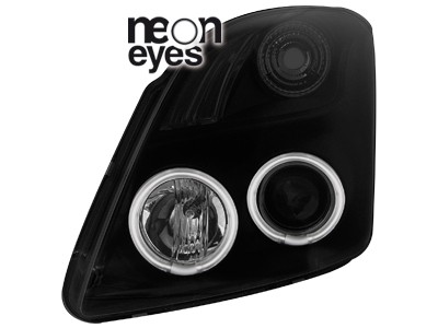 Phares Suzuki Swift Angel Eyes CCFL Black