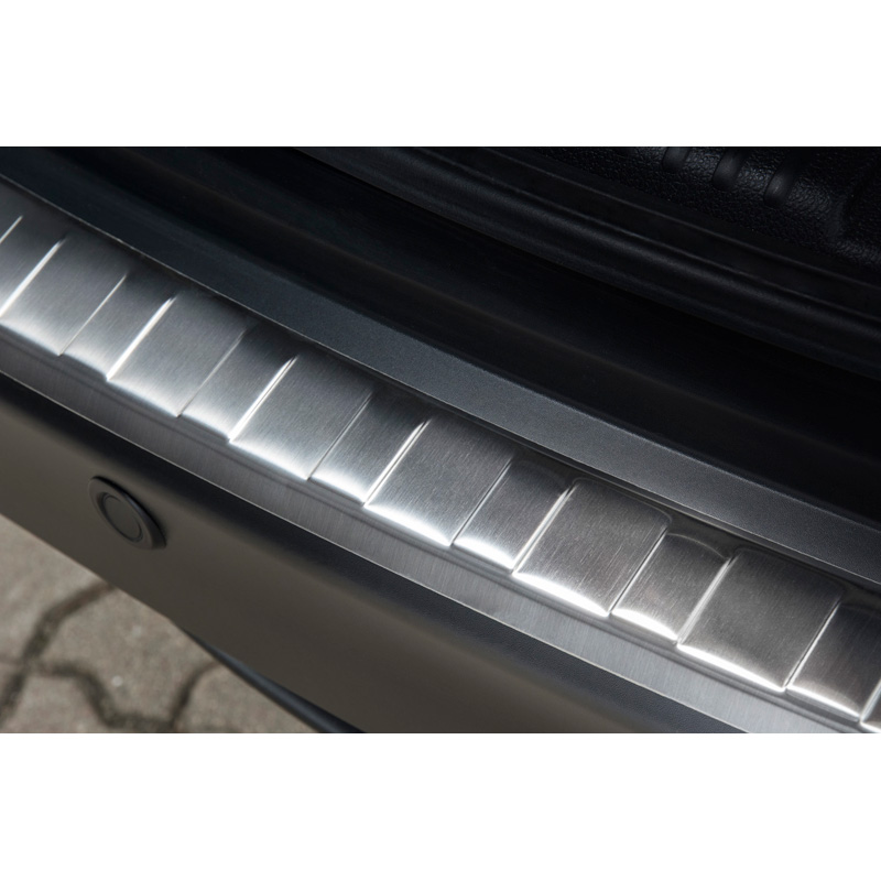 Protection de seuil arrière inox sur mesure pour Honda HR-V 2015-2018 & FL 2018- Excl. HR-V 2020 Sport 'Ribs'