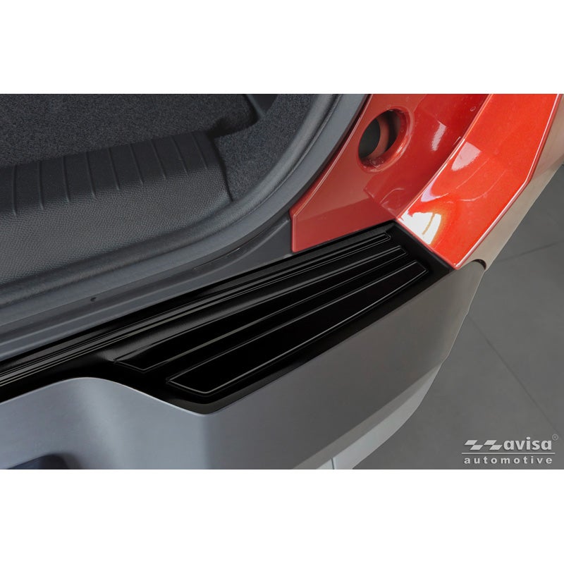 Avisa Protection de Seuil de Coffre Acier Inox sur mesure pour Opel Frontera (EV) 2024- - Noir