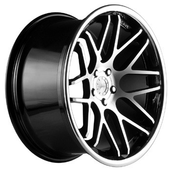 VERTINI MAGIC CONCAVE INOX BLACK MACHINED FACE 8,5x20 5x100