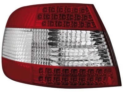 Feux arriere Audi A4 Limousine 95-01 LED rouges/blanc