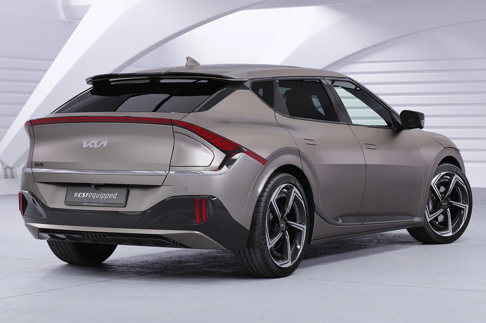 Achterspoiler Kia EV6 CSR glans zwart