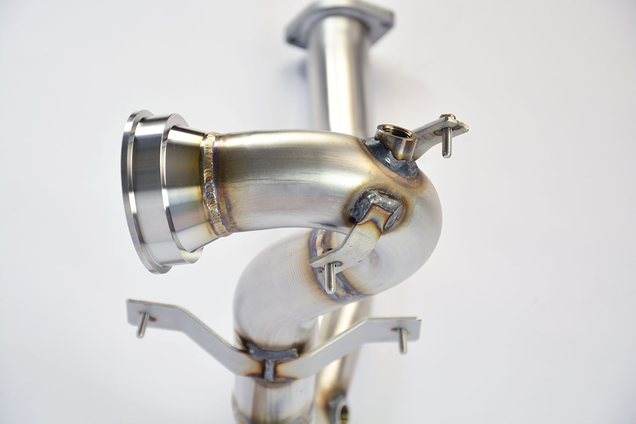 500 ABARTH 1.4T Multiair "Mod. USA" Turbo downpipe kit (Replaces catalytic converter)