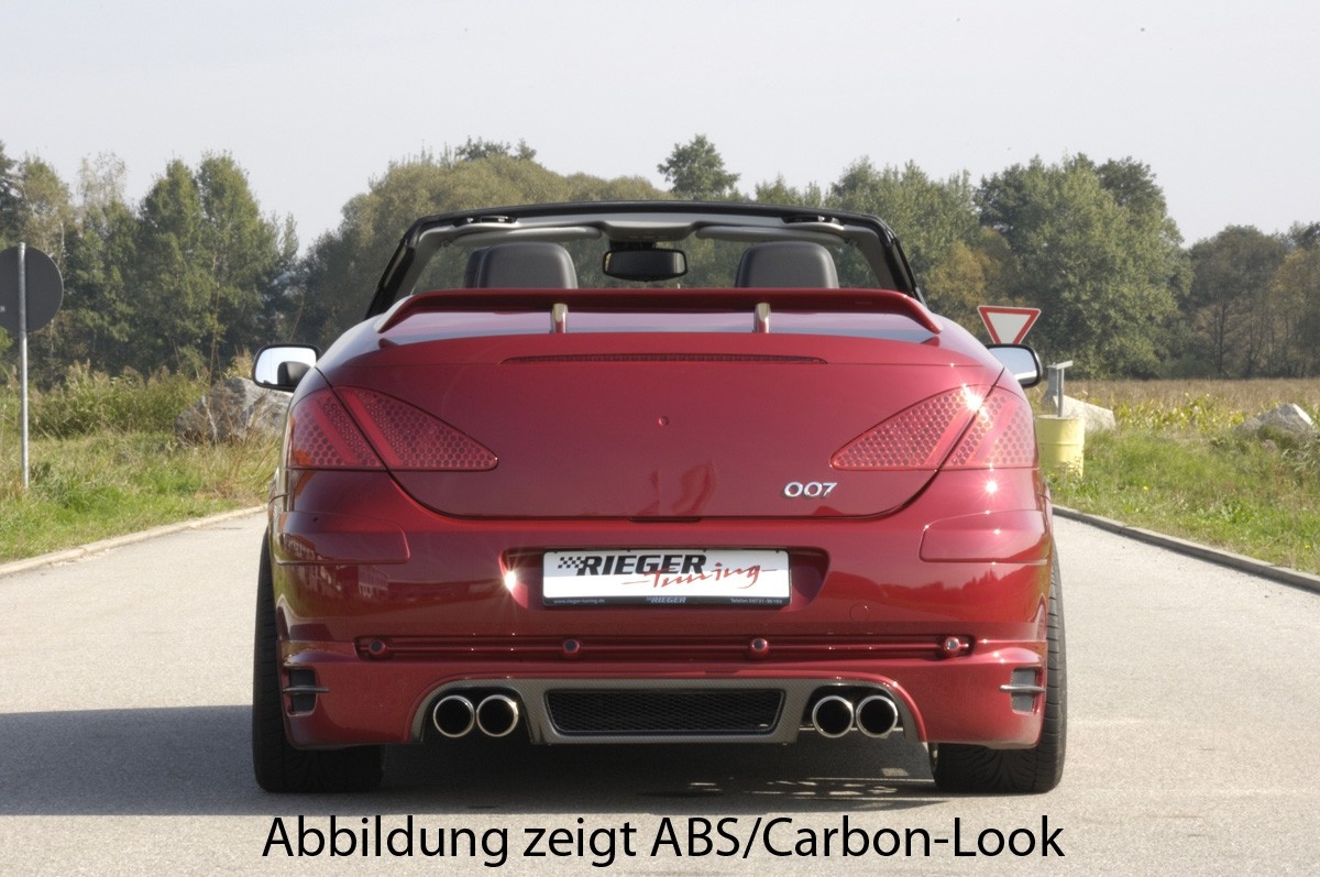 Achteraanzet diffuser-look Peugeot 307 CC Rieger
