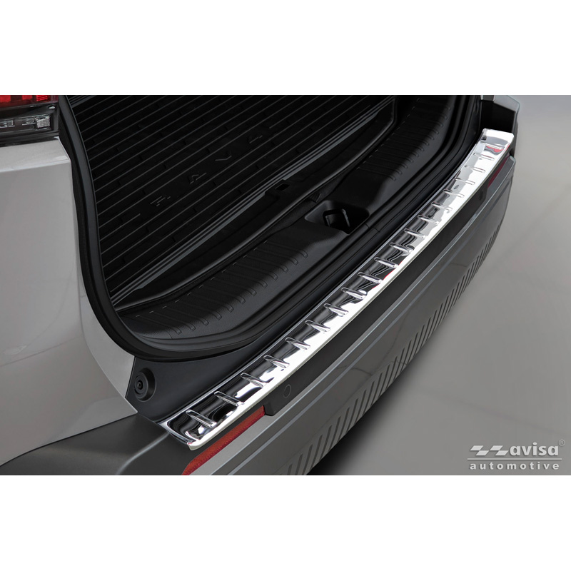 Avisa Protection de Seuil de Coffre Acier Inox sur mesure pour Toyota RAV4 VI (XA6) 2026- - Argent Brillant