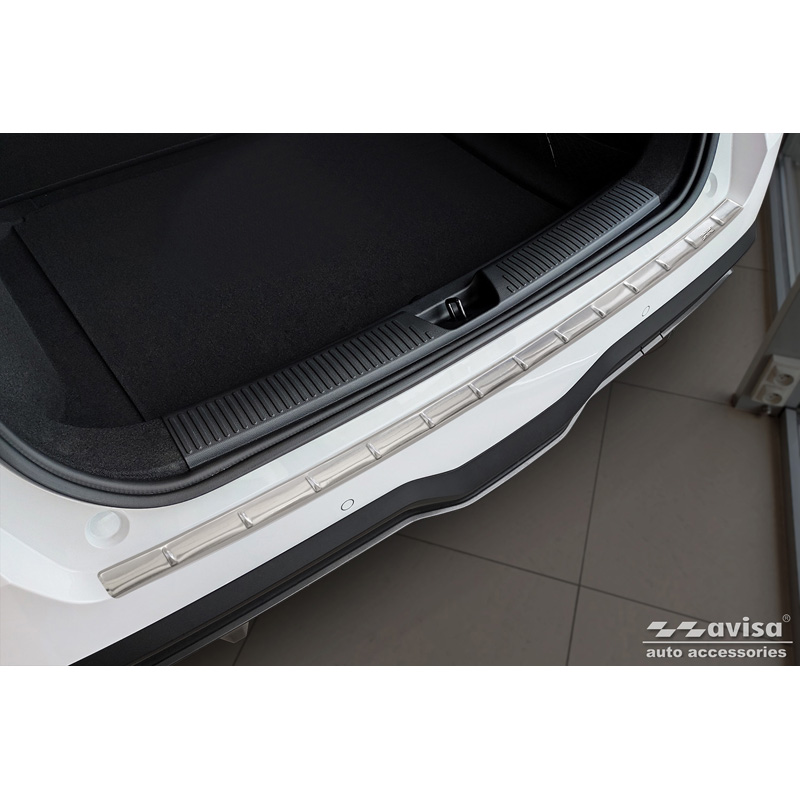 Protection de seuil arrière inox sur mesure pour MG 4 (EV) 2022- 'British Flag'