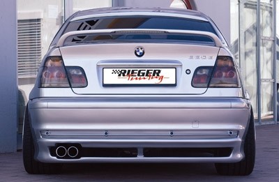 Spoilerzwaard voor Achteraanzet BMW E46 Sedan Polyester Rieger