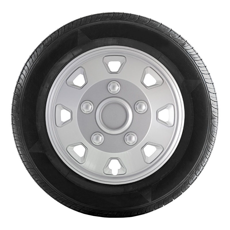Jeu d'enjoliveurs Itah 15-inch argent (sphère)