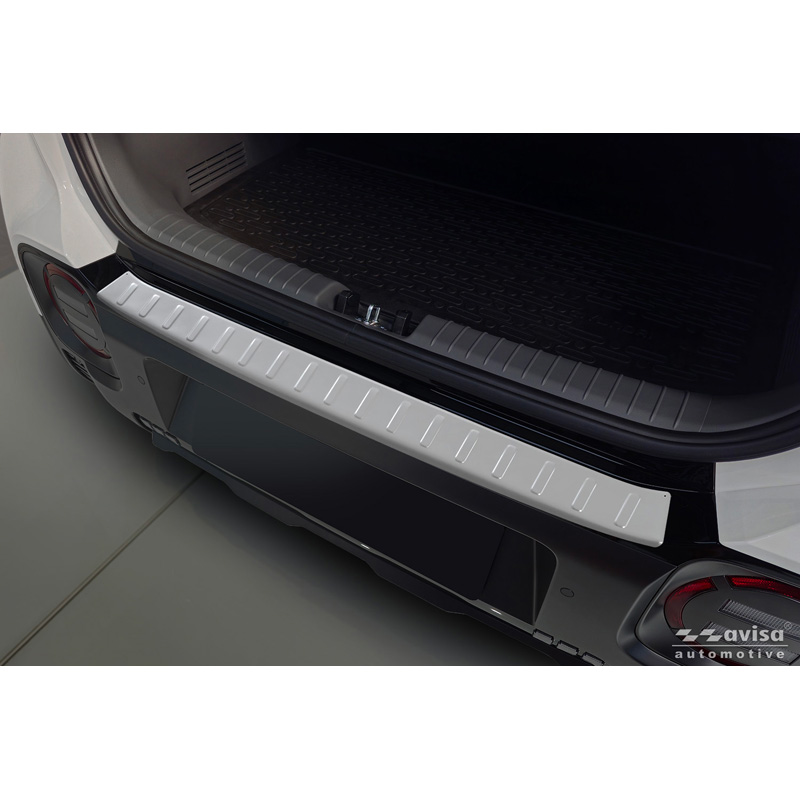 Avisa Protection de Seuil de Coffre Acier Inox sur mesure pour Hyundai Inster 2024- - Argent Mat