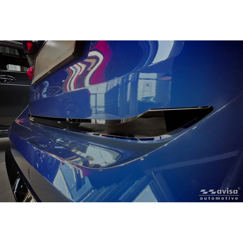Avisa Moulure de hayon en Inox Noir Chrome sur mesure pour BMW Série 3 Touring (G21) M-Sport Facelift 2022-