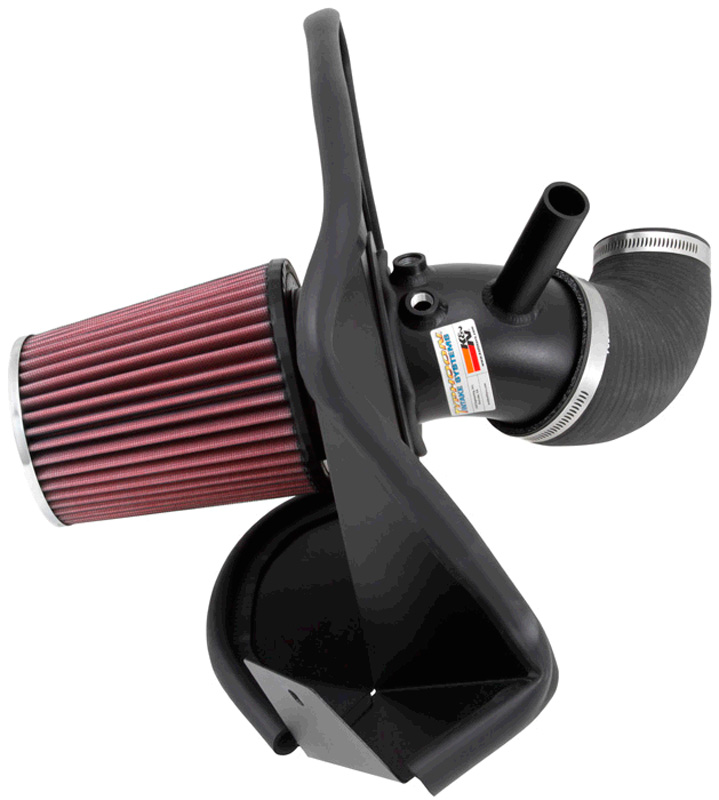 K&N Kit d'admission Typhoon sur mesure pour Hyundai Genesis Coupe 2.0L L4 2013-2014 - Noir Texturé (69-5311TTK)