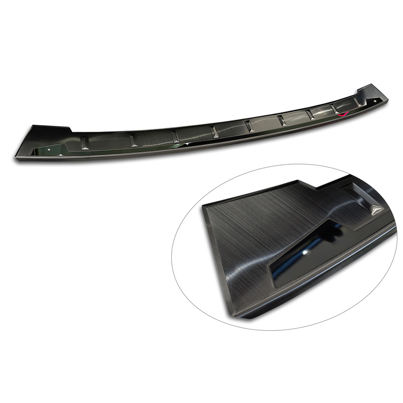 Avisa Protection de seuil arrière inox noir Audi Q6 e-tron (GFB) 2024- 'Shadow Premium'