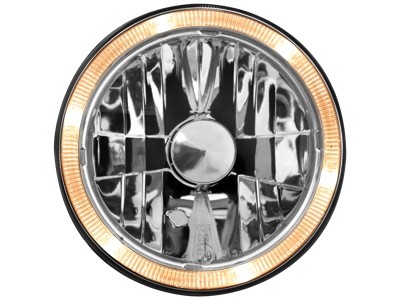 Phares VW Golf II Angel Eyes cristal chrome