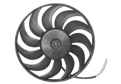 ventilator, 2.4/3.0/1.9TDi, 400w, 40cm Audi A4, 2000-2004