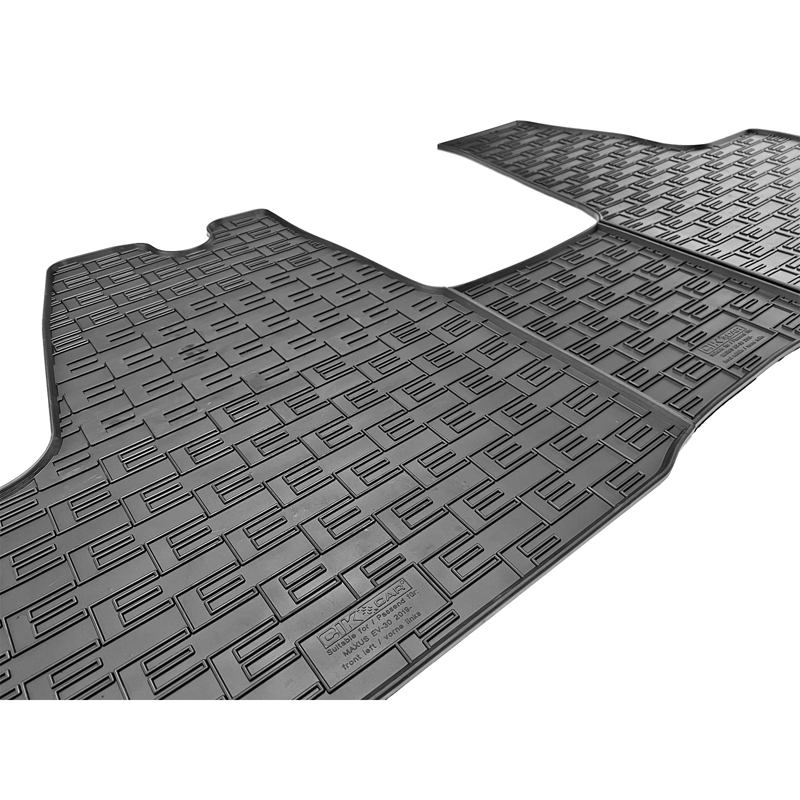 Set tapis de caoutchouc sur mesure pour Maxus eDeliver 3 (ev-30) 2020- (3-pièces + points de fixage)