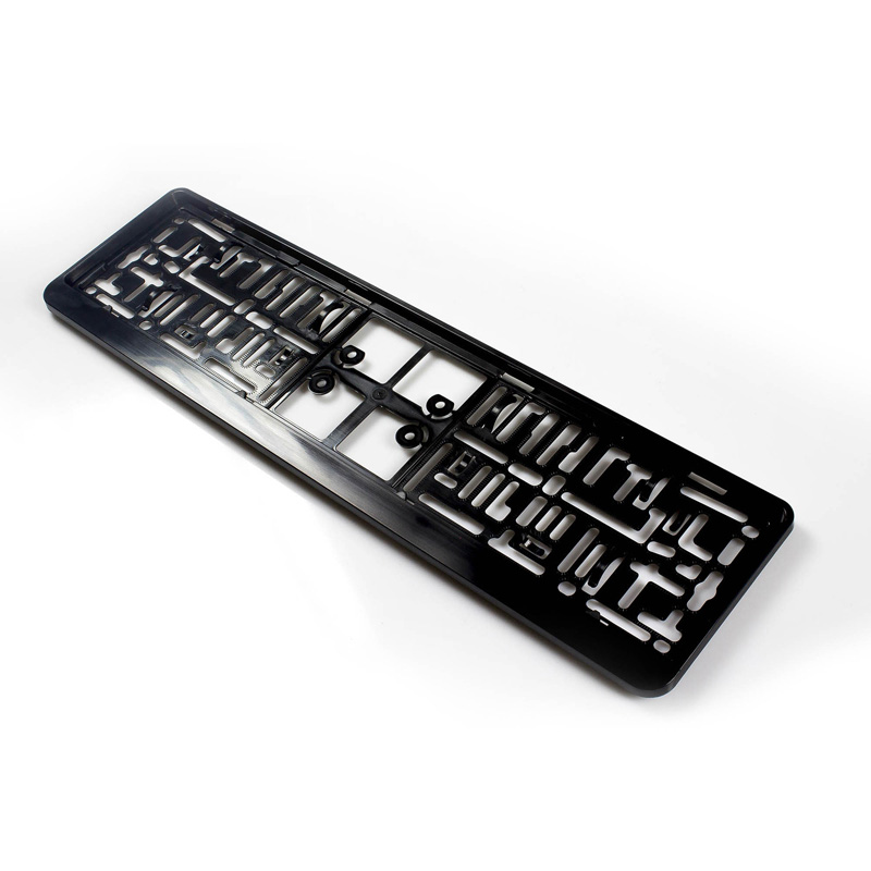 Porte-plaque synthétique 'Click' 52x11cm Noir