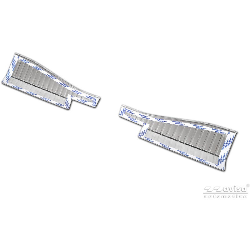 Avisa Protection de Seuil de Coffre Acier Inox sur mesure pour Opel Grandland II 2024- - Argent - 2-pièces