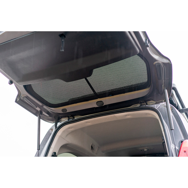 Set de Car Shades sur mesure pour Citroen Berlingo XL / Peugeot Rifter / Opel Combo Life / Toyota Proace City 2018- (seulement pour hayon arrière avec lunette ouvrante) (6-pièces)