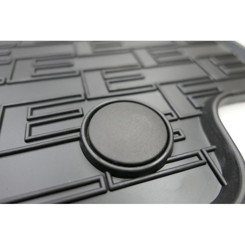 Set tapis de caoutchouc sur mesure pour Mercedes EQC (N293) 2019- (4-pièces + points de fixage)