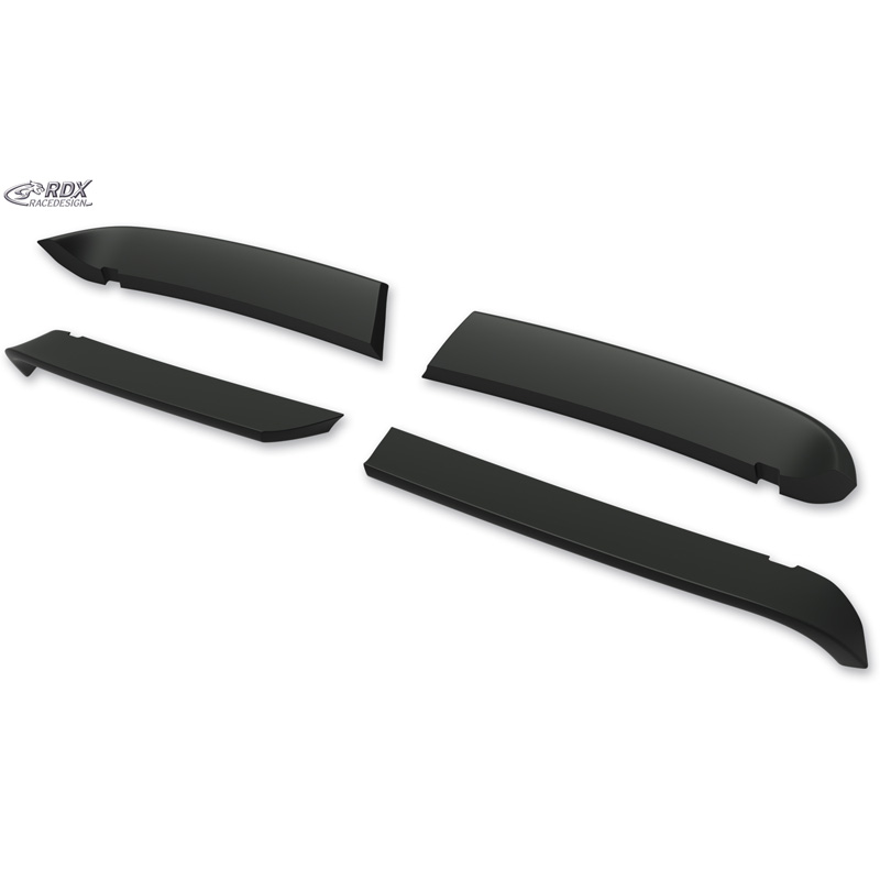 RDX Becquet de toit sur mesure pour Volkswagen Crafter (H1) 2006-2016 & Mercedes Sprinter (H1) 2006-2018 & 2018- (avec 2 portes battantes) (PU)