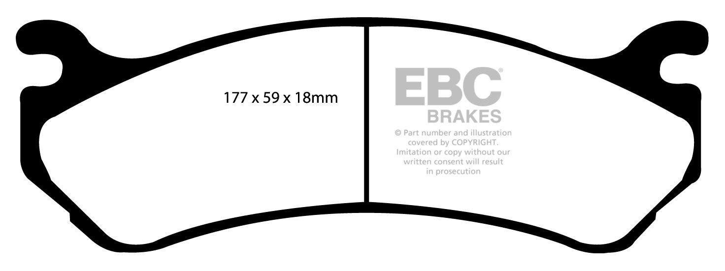 EBC Brakes GMC Yukon/Yukon Denali 5.3 (2WD) 2003-2006 Remblokken