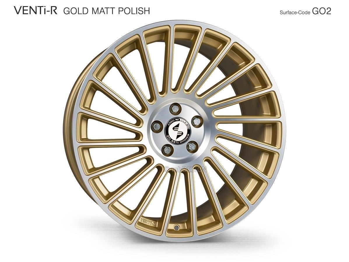 EtaBeta VENTi-R 8,5x19 5x110 ET35 Gold Matt Polish