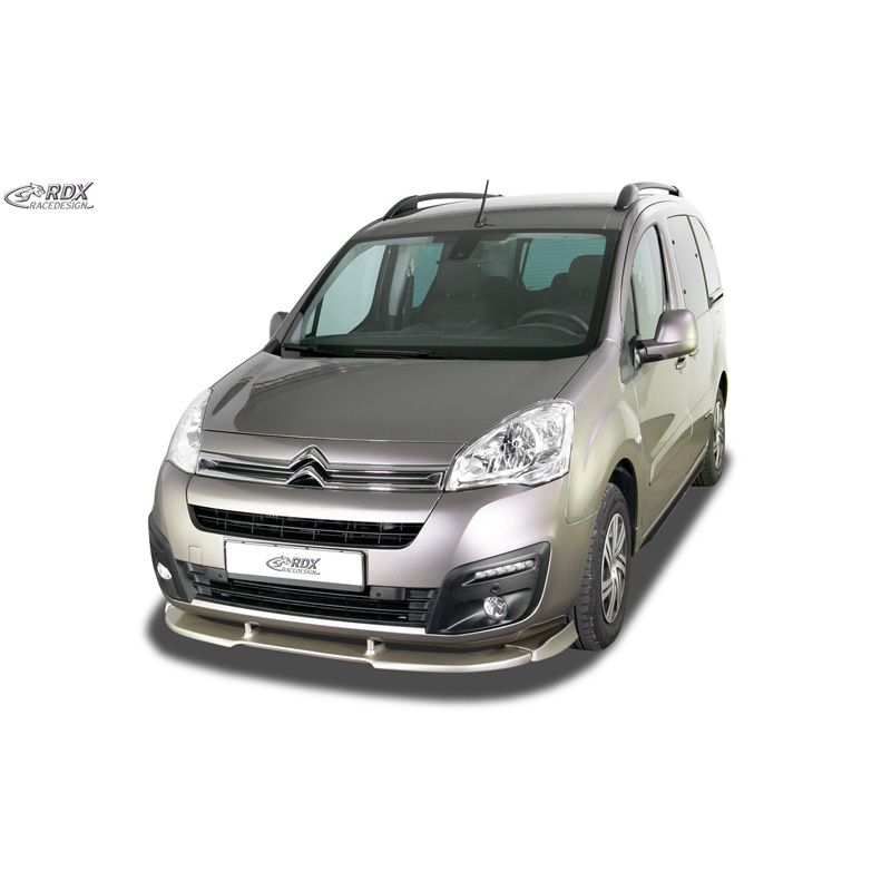 Jupes latérales 'Slim' sur mesure pour Citroën Berlingo (B9)/Peugeot Partner 2008-2018 (ABS noir luisant)