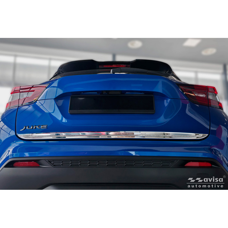 Avisa Revêtement d'habillage du hayon du coffre inox Chrome sur mesure pour Nissan Juke II (F16) 2019-