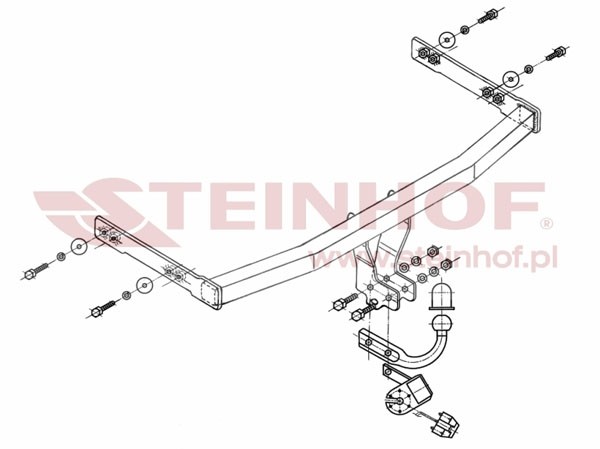 Trekhaak Seat Toledo 4D (Stella) 04/1999-2004