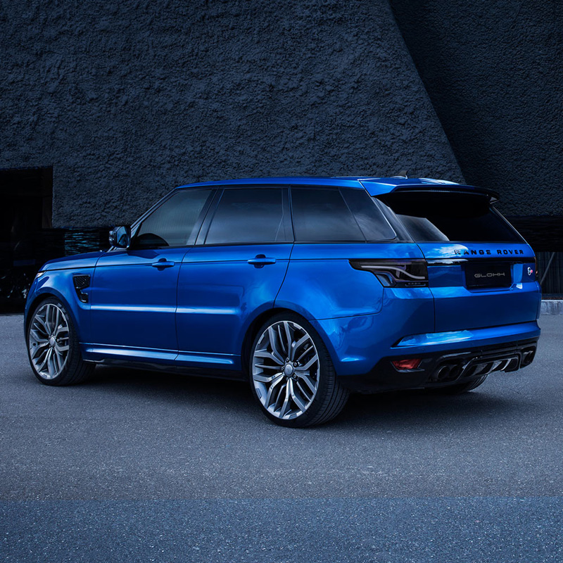 Glohh GL-5i Feux Arrière Dynamiques LED sur mesure pour Range Rover Sport L494 2013-2017 & 2018- - Noir