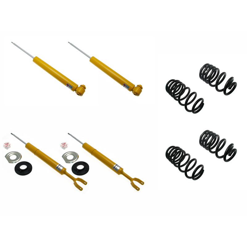 KONI Sport Kit sur mesure pour Audi A6 (C6/4F) Sedan incl. Quattro 2004-2011 - 40/40mm - AV-Charge 1216kg- (1140-2002)