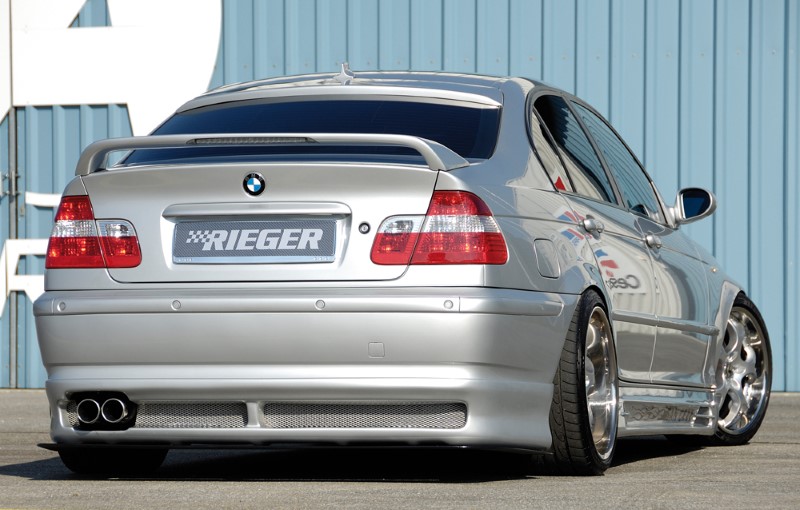 Spoilerzwaard voor Achteraanzet BMW E46 Sedan vanaf 2002 Rieger