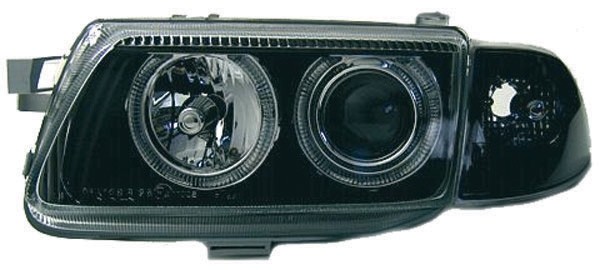 Phares Opel Astra F Angel Eyes noire
