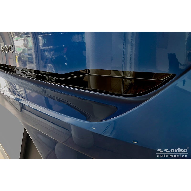 Avisa Moulure de hayon en Inox Noir Chrome sur mesure pour Volkswagen T-Roc 2017-2022 & Facelift 2022-2025 (incl. Cabrio)