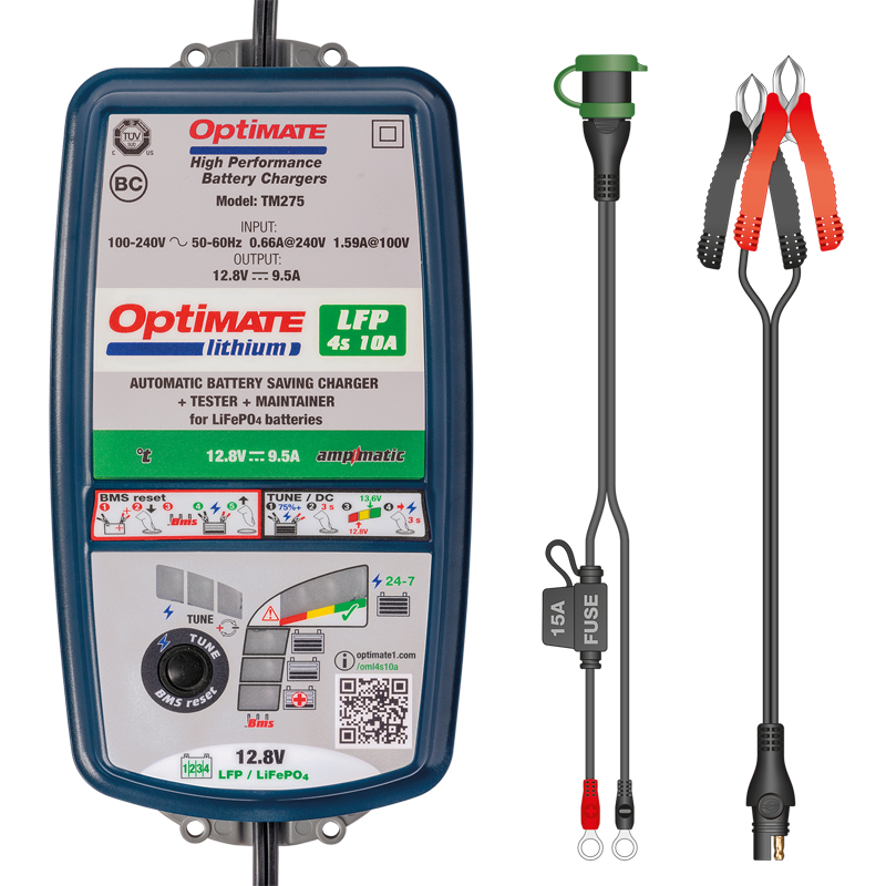 OptiMate Lithium 4s 10-Amp véritable chargeur et mainteneur