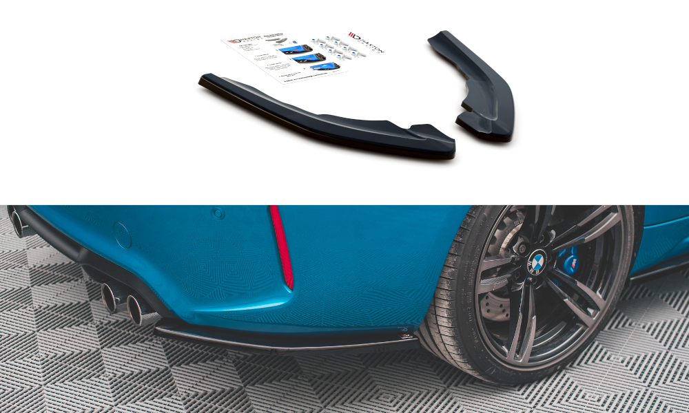 Zijdiffuser V.2 BMW M2 F87 Maxton Glans Zwart