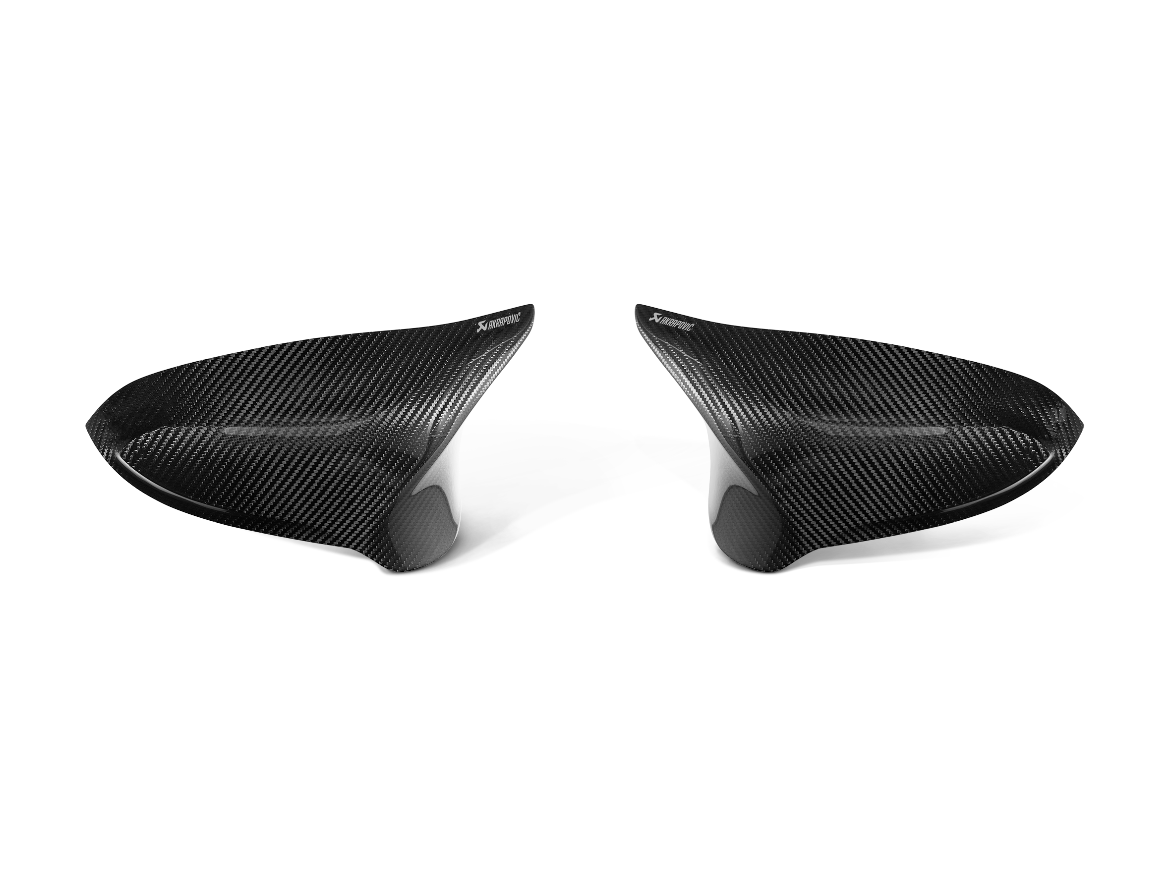 Akrapovic BMW M2 CS F87 / M3 F80 / M4 F82 – Gloss Carbon Fiber Mirror Cap Set