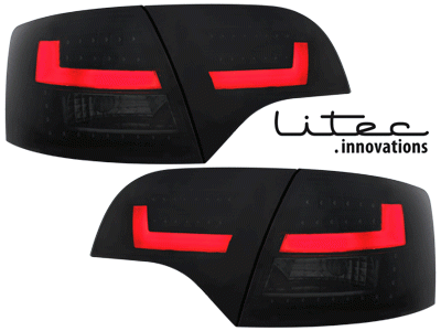 Taillights fits Audi A4 8E B7 04-08 Avant Dynamic LED black/smoke