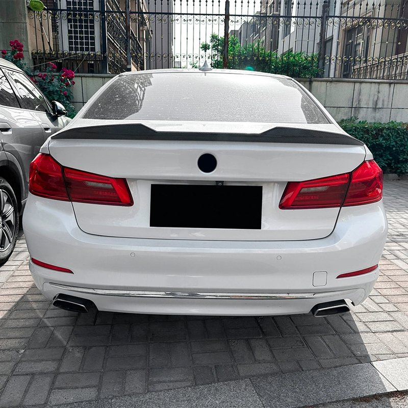 Spoiler arrière sur mesure pour BMW Série 5 G30 Sedan 2016-2023 (ABS Noir Luisant)
