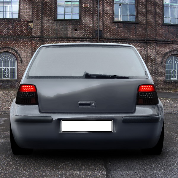 Feux arriere VW Golf IV LED old-skool de fumee