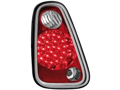 Feux arriere Mini cooper LED rouges/cristal