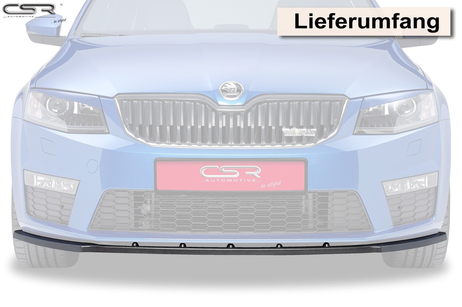 Cupspoilerlip carbon-look Skoda Octavia RS 5E CSL097-C