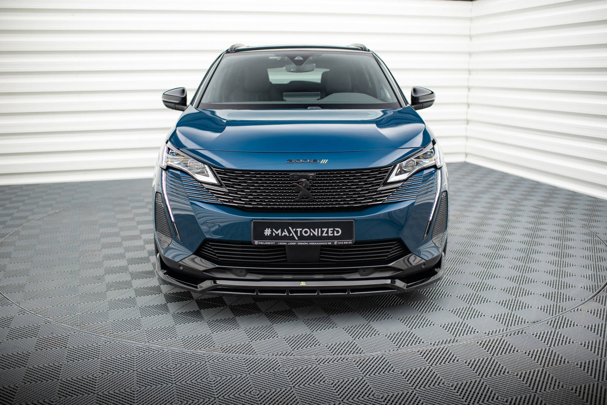 Bodykit Peugeot 3008 GT-Line Mk2 Facelift Maxton Glanzend zwart