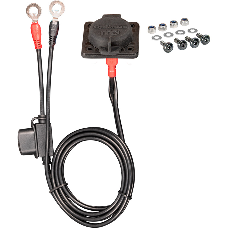 OptiMate PORT O-97P24 – Fixation par clip MagCode pour montage sur panneau – Connexion magnétique pour chargeur de batterie – 24 V