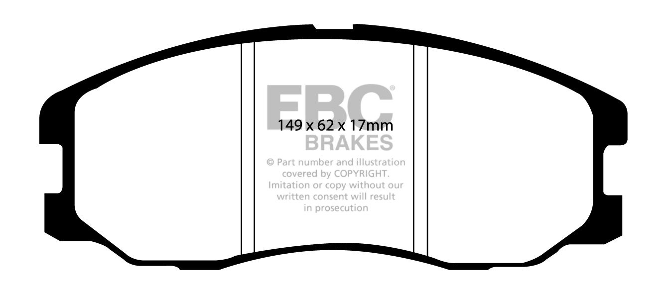EBC Brakes ALFA ROMEO Alfa 90 2.5 84-87 Remblokken voorzijde gre