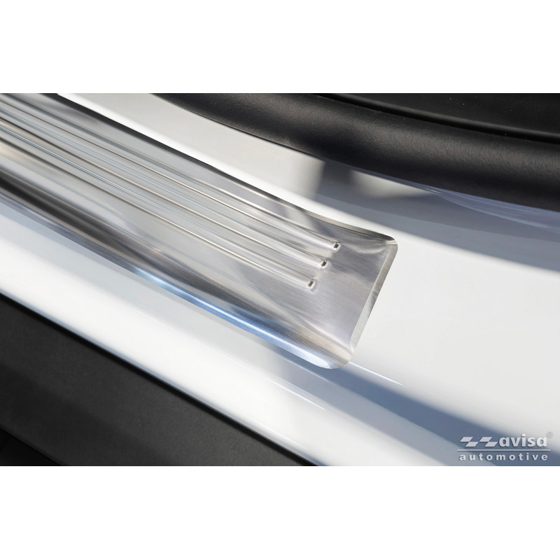 Avisa Seuils de portes inoxydable sur mesure pour Citroën C3 IV 2024- 'Lines' - 4-pièces
