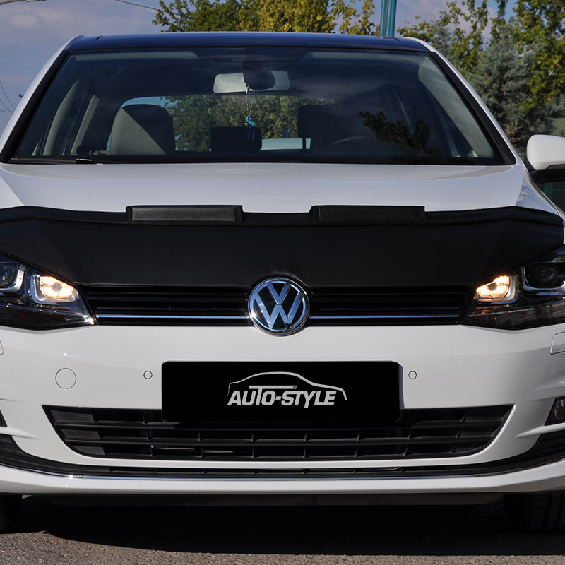 Protège-capot sur mesure pour Volkswagen Golf VII 2012- - Noir