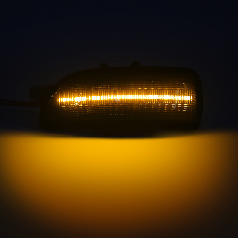 Set de Clignotants de Rétroviseurs LED sur mesure pour Volvo divers modèles - Fumée - incl. Feux Dynamiques